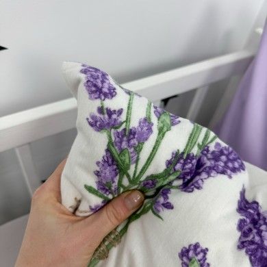 Комплект натуральних наволочок 40х60 см Oh My Kids "Лаванда"