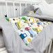 Конверт для хлопчика сезон осінь-зима-весна 100х80 см Oh My Kids "Машинки" сірий