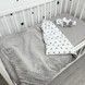 Пледик для новорожденного Oh My Kids всесезонный "Simple Gray"