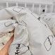 Постільна білизна в дитяче ліжечко 120х60 см Oh My Kids &laquo;Milk Bottles&raquo;