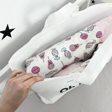 Комплект в коляску или кроватку Oh My Kids "Конфетки"