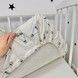 Дитяче простирадло на гумці в ліжечко 120х60 см Oh My Kids "Milk Bottles"