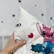 Детская простыня на резинке в кровать 120х60 см Oh My Kids "Стич"