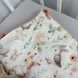 Конверт для новонародженого на виписку Oh My Kids &laquo;Лисички Совенята&raquo; бежевий