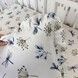 Муслінова наволочка з рюшами 40х60 см Oh My Kids "Dragonfly" блакитний