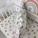 Муслінова наволочка з рюшами 40х60 см Oh My Kids "Dragonfly" блакитний