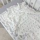 Бавовняний мусліновий плед з мереживом 90х70 см Oh My Kids "Little Hearts" для фотосесії