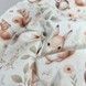 Дитяча непромокаюча пелюшка 50х70 см Oh My Kids &laquo;Лисички Совенята&raquo; бежевий