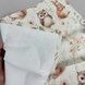 Дитяча непромокаюча пелюшка 50х70 см Oh My Kids &laquo;Лисички Совенята&raquo; бежевий