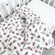 Підковдра дитяча натуральна 120х90 см Oh My Kids "Цукерки" ранфорс рожевий