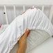 Дитяче водонепроникне простирадло на резинці 120х60 см Oh My Kids "Машинки"