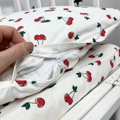 Детская наволочка 40х60 см на молнии Oh My Kids "Cherry"
