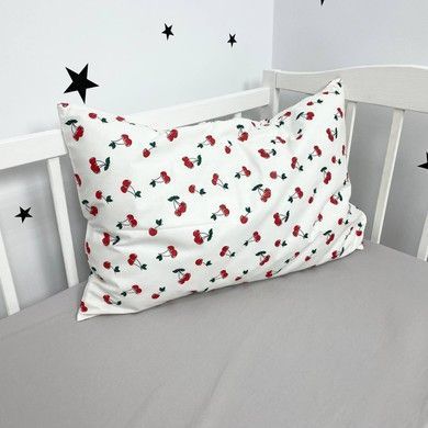 Детская наволочка 40х60 см на молнии Oh My Kids "Cherry"
