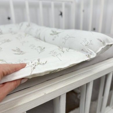 Матрац на пеленальный стол с водонепроницаемыми пеленками Oh My Kids "Веточки"
