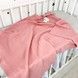 Муслиновый плед 120х90 см в коляску или кроватку Oh My Kids "Коралловый"