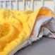 Всесезонна ковдра 100х80 см у ліжечко Oh My Kids &laquo;Звірята на галявині&raquo; жовтий
