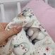 Конверт всесезонный на выписку для девочек Oh My Kids "Зайчики Лисички" молочный