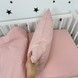 Сатиновый однотонный комплект в кроватку Oh My Kids "Розово-пудровый"