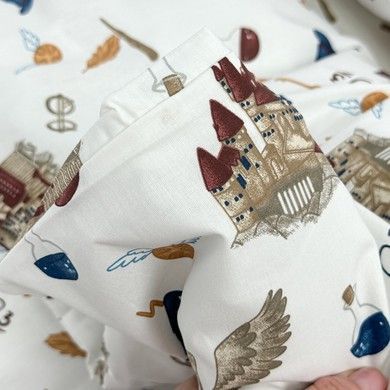 Дитяча постільна білизна в полуторне ліжко 190х90 см Oh My Kids &laquo;Harry Potter&raquo; бежевий
