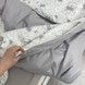 Сатиновий постільний набір у дитяче ліжечко 120х60 см Oh My Kids "Ведмедики"