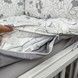 Сатиновий постільний набір у дитяче ліжечко 120х60 см Oh My Kids "Ведмедики"