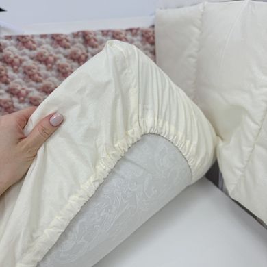 Комплект для девочки в кроватку 120х60 см: бортики+постельное белье Oh My Kids "Мишки" пудровый
