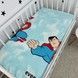 Детская простыня на резинке 120х60 см Oh My Kids "Супермен" ранфорс