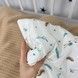 Детский всесезонный плед на молнии Oh My Kids "Листочки" бежевый