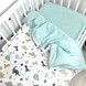Сатинова постільна білизна в ліжечко 120х60 см Oh My Kids &laquo;Динозаври&raquo;