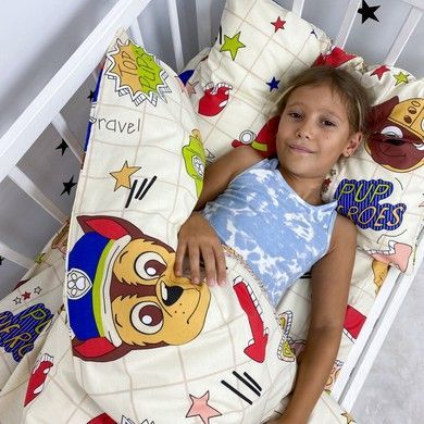 Дитяча постільна білизна для ліжечка 120х60 см Oh My Kids &laquo;Щенячий патруль&raquo;