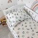 Наволочка з мусліну 40х60 см Oh My Kids "Dragonfly" блакитний