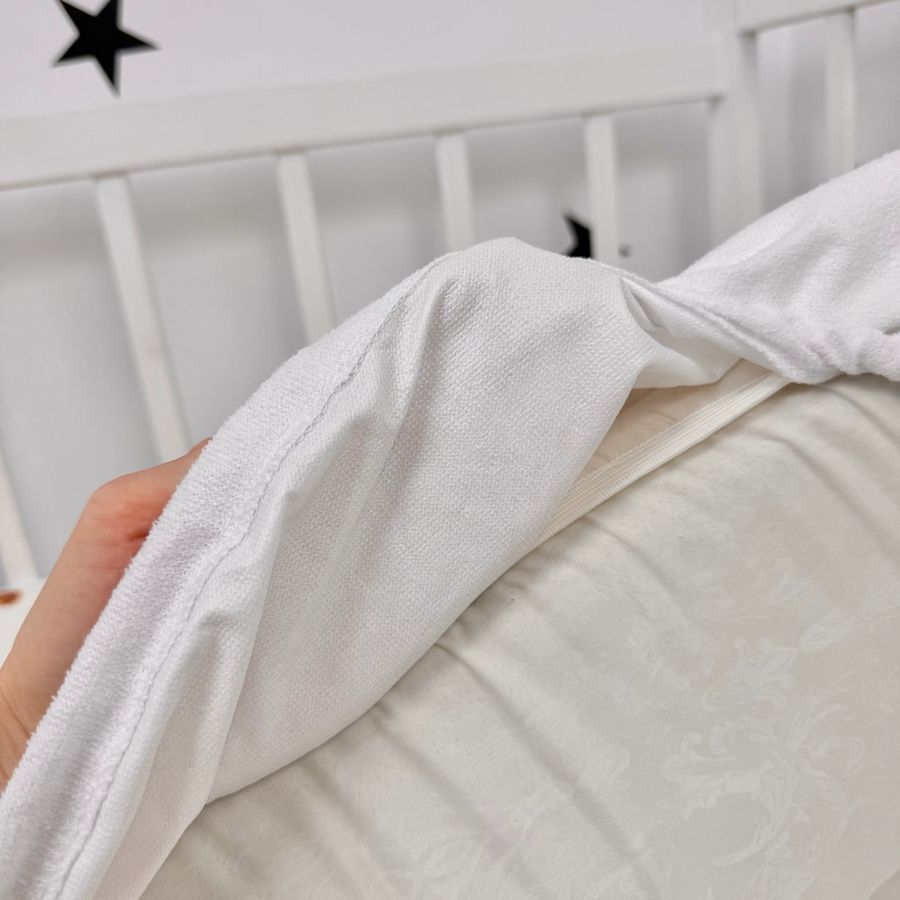 Дитяче водонепроникне простирадло в ліжечко 120х60 см Oh My Kids "Ведмедики" бежевий