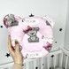 Подушечка позиционер для новорождённых Oh My Kids &laquo;Мишки&raquo; розовый