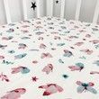 Фланелевая простынь на резинке в кроватку Oh My Kids&trade; 120х60 см "Butterflies"