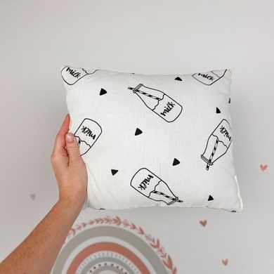 Подушка в коляску Oh My Kids milk bottle