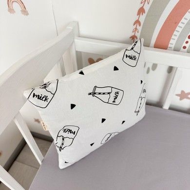 Подушка в коляску Oh My Kids milk bottle