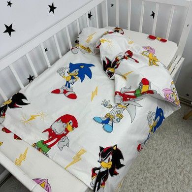 Дитяча постільна білизна для матраца 120х60 см Oh My Kids &laquo;Сонік&raquo;