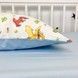 Дитяча наволочка 40х60 см для хлопчика Oh My Kids "Динозаврики" блакитний ранфорс