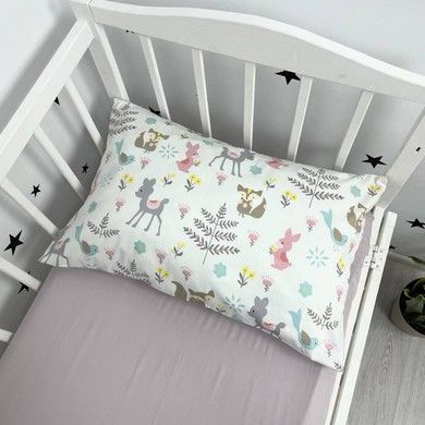 Сатинова наволочка 40х60см Oh My Kids "Forest animals"