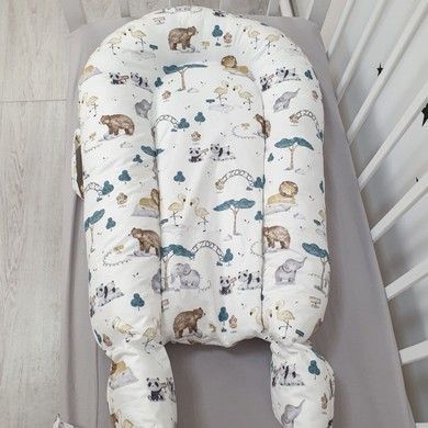 Кокон для новорожденного Soft OMK "Zoo"