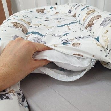 Кокон для новорожденного Soft OMK "Zoo"