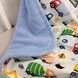 Махровий рушник 70х70 см для хлопчика Oh My Kids "Різнокольорові машинки"