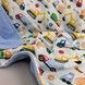 Махровий рушник 70х70 см для хлопчика Oh My Kids "Різнокольорові машинки"