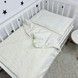 Набір у дитяче ліжечко 120х60 см Oh My Kids "Dots" молочний