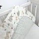 Тепла фланелева дитяча постільна білизна Oh My Kids "Зайчики"