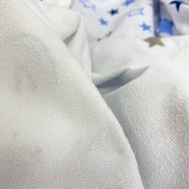 Комплект непромокаемых пеленок 2 шт большая и маленькая Oh My Kids "Радуги звезды" голубой