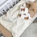 Детский пододеяльник-плед 120х90 см Oh My Kids "Мишки" молочное пике