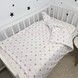 Фланелевое постельное белье для девочки в кровать 120х60 см Oh My Kids &laquo;Розовые сердечки&raquo;