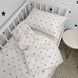 Фланелевое постельное белье для девочки в кровать 120х60 см Oh My Kids &laquo;Розовые сердечки&raquo;