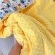 Плед-ковдра зі зйомним утеплювачем для хлопчика 100х80 см Oh My Kids &laquo;Будівельні машинки різнокольорові&raquo; жовтий